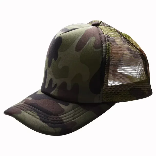 Custom Brand LOGO Personality DIY Print Trucker Hat For Kids Net Baseball Cap Men Women Blank Mesh Adjustable Sun Hat Visor QZX