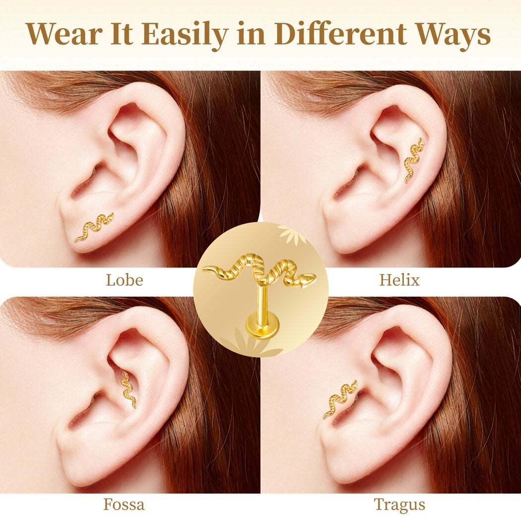 Hypoallergenic earrings cartilage discount