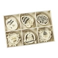 thumbnail image 2 of Xihbxyly Fichas de Madera de Pascua, Diseño Hueco Tallado, Color Beige Natural, Perfectas para Manualidades y Decoración, Versátiles para Scrapbooking y Bricolaje, Juego de 30 Piezas, Tamaño 30 X 20, 2 of 6