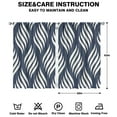 thumbnail image 2 of Marble Modern Geometric Flowers Abstract Curtains-blackout Curtains Bedroom Decor Living Room Darkening Grommet Window Drapes 2 Panels Set 41"x63", 2 of 2