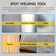 thumbnail image 3 of MasteelfCA 1 Set/13PCS Spot Welding Drill Rotary Spot Weld Cutter Hole Cutter Remover, 3 of 8