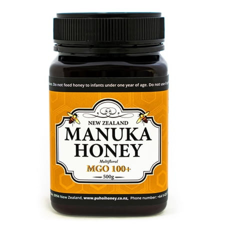 New Zealand Puhoi Honey 100% Pure Manuka Honey MGO 100+ 500g (17.6oz)