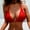 Red, variant on Aboser Womens Lace Plunge Bras See Through Wirefree Bralettes Mesh Sheer Bra Criss Cross Triangle Lingerie No-Padded Underwear