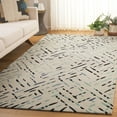 thumbnail image 2 of SAFAVIEH Metro Rodina Geometric Striped Area Rug, Gray/Blue, 3' x 5', 2 of 10