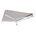 thumbnail image 6 of Awntech 20 Ft Destin Left Motorized Heavy Duty Patio Retractable Awning with Protective Hood (240in x 10.38in x 120in), Gray, 6 of 8