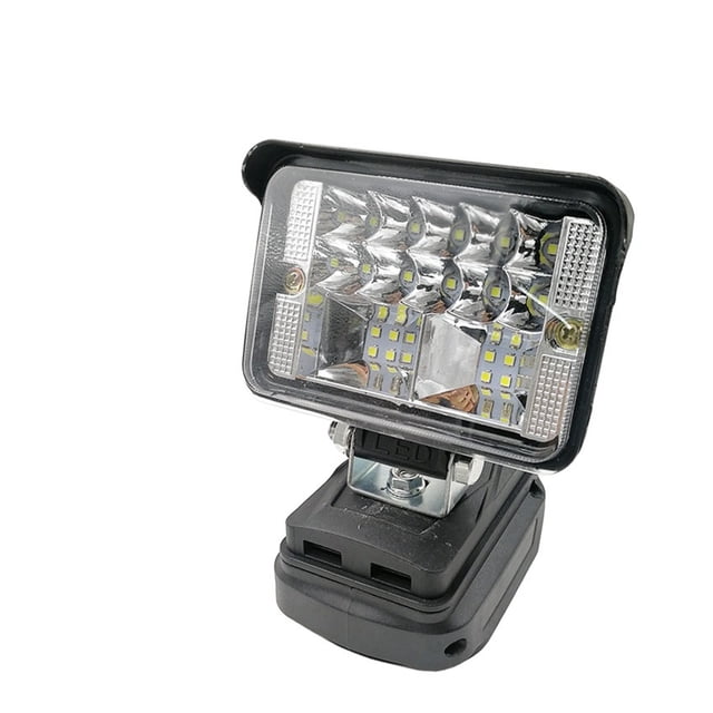 18V 3/5/8inch LED Tool Lamp Work Light For 18V Lithium Battery Outdoor Flashlight Portable Lantern Dual USB