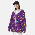 thumbnail image 3 of Lsque Retro 80s Style UPF 50+ Lightweight Sun Protection Men's Women's Long Sleeve Shirt, Hoodie Performance -Small, 3 of 9