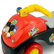 Kiddieland Disney Mickey Foldable Handle Unisex Push & Pedal Ride-Ons 4.9 lb