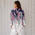 thumbnail image 5 of Women's Long Sleeve Button Down Shirt Casual Printed Blouse, 5 of 5