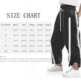 thumbnail image 3 of Textilo Wide Leg Sweatpants Women Lightweight Drawstring Contrast Color Casual Pants Elastic Waisted Trendy Pants Workout Y2k with Pockets Red S, 3 of 7
