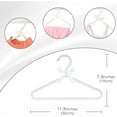 thumbnail image 3 of 10 Pack Pearl Hangers for Kids, Pearl Beads Clothes Hangers, Small Elegant Garment Clothes Hangers for Kids Children Pet Dog (30cm, White), 3 of 6