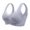 Light Purple, variant on Women's Seamless Underwear Summer Thin Non-Wired Vest Bra with Integrated Cups for Comfortable Fit Large Chest Support Lightweight Green L