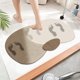 thumbnail image 5 of Fiudx Alfombrilla de Baño de Diatomita Superabsorbente, Antideslizante, de Goma Fácil de Limpiar, Ideal para Ducha y Baño, Decoración Elegante para El Hogar y Secado Rápido., 5 of 6