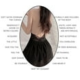 thumbnail image 4 of Women Lace Deep V Neck Nightgown Sheer Mesh See Through Backless Loungewear Sleep Lingerie Black Free Size 88.2‑143.3lb, 4 of 8