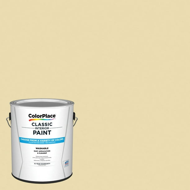 ColorPlace Classic Interior Wall & Trim Paint, Spring Magnolia Cream
