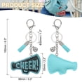 thumbnail image 2 of Uxcell Rhinestone Keychain Cheer Keychain Bling Keychain Accessories for Women Car Key Fob Purse Charm Lake Blue, 2 of 7