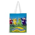 thumbnail image 1 of Teletubbies Bolso de tela con estampado de lienzo para mujer, bolsa de compras reutilizable y estética, con cremallera interior, regalo para mujer, 35 × 40 cm., 1 of 6