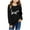 Black, variant on Girls Sweatshirt Crewneck Long Sleeve Casual Loose Pullover Tops