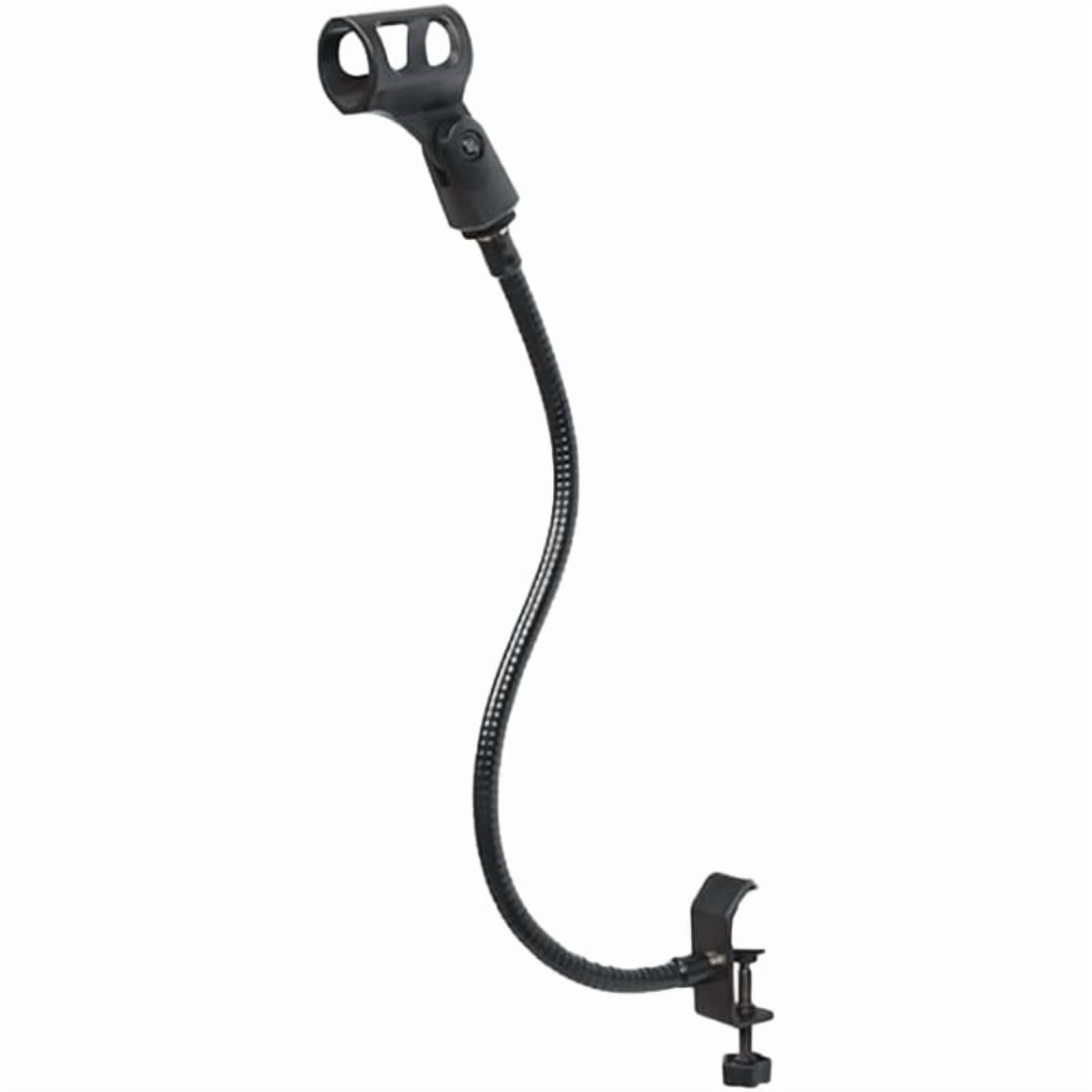 Black Desktop Microphone Arm with a 360-Degree Adjustable Gooseneck, Suitable for Studio Recording And Podcasting, Designed for Professional Content Creators