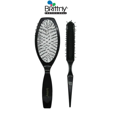Beautician Salon Hair Detangling Styling Wig & Cushion Brush Comb Combo Set SB-BR52032