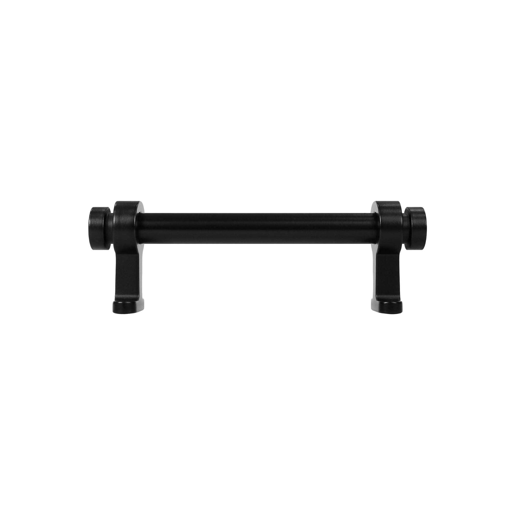 Lumi Home Furnishings Drawer Pull Vintage 3" Matte Black 2-Pack