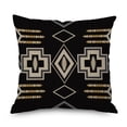 thumbnail image 4 of Panxico Housse de Coussin en Lin, Housse de Coussin Géométrique Simple pour Canapé, 4 of 4