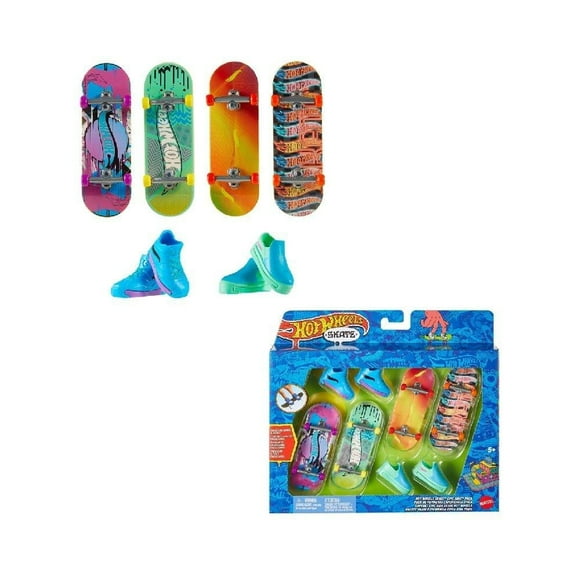 Vehículo de Juguete Hot Wheels Skate Paquete de 4 Patinetas Épicas con Tenis