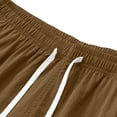 thumbnail image 5 of Mens Workout Shorts Big and Tall Relaxed Fit Knee Length Drawstring Beach Shorts Camping Hiking Athletic Work Shorts with Zipper Pockets, 5 of 10