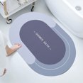 thumbnail image 2 of sruoe Bath Rugs, Bath Mats for Bathroom Floor, Bathroom Rugs, Non Slip WaterAbsorbent Stain Resistant Bath Mats, Rubber Mat, Bathroom Door Mat Household Use, Gray, 2 of 5