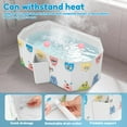 thumbnail image 4 of Austok Foldable Bathtub for Children Multifunctional Portable Bath Tub Large Toddler Bath for Age 0-8 All in One Design with Drain Plug, 4 of 8