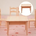 thumbnail image 4 of LeeQinersw 1:12 Scale Dollhouse Miniature Wooden Table Desk Doll House Furniture Accessorie, 4 of 9