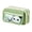 Green, variant on Lksixu Cute Panda Pencil Case Set, 4 Compartments Canvas Pencil Pouch with Panda Plush Doll Sticky Note and Pendants, Large Capacity Stationery Organizer Zipper Pen Bag Office Supplies