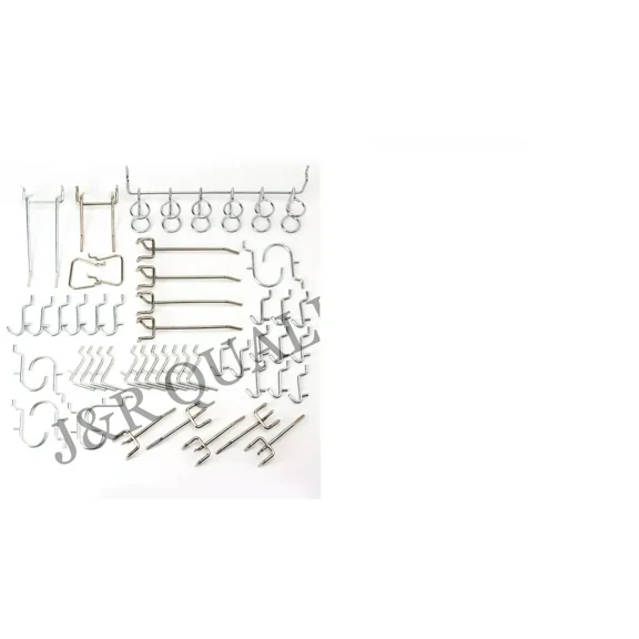 50 Pc Pegboard Hooks Organizer Assortment | Trade Show Variety Pack