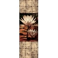thumbnail image 2 of Seba, John 13x32 White Modern Wood Framed Museum Art Print Titled - Waterlily Panel II, 2 of 4