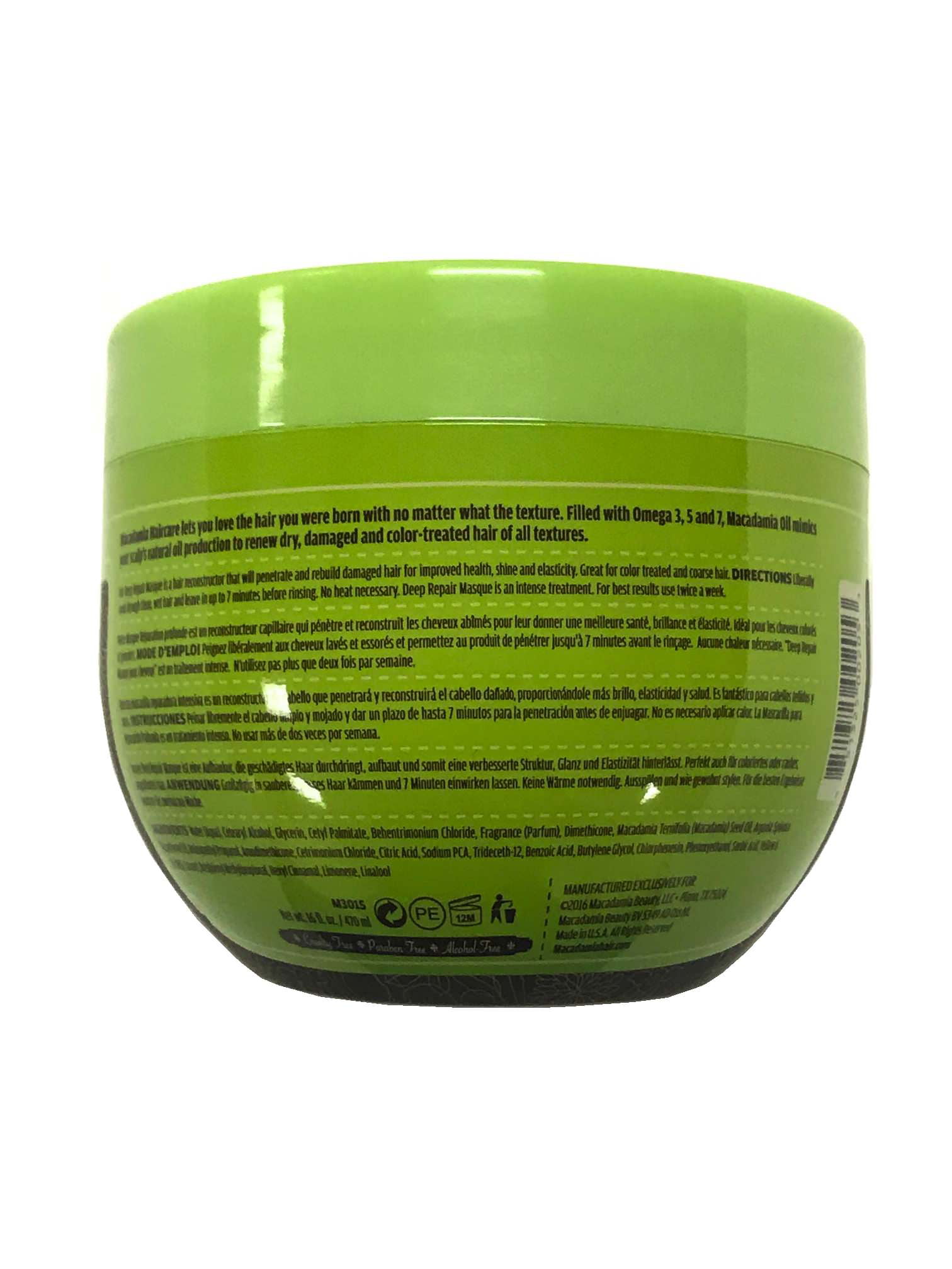 digital Evaluering Understrege Macadamia Professional Hair Care Deep Repair Hair Masque 16 Oz - Walmart.com