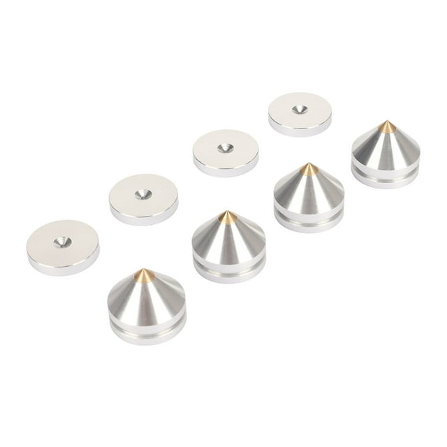 Almohadillas para pasteles de Aislamento de Altavoz Ecualizador de Tres Bandas de Aleación de Aluminio Menos Ruido Fácil de Instalar, Adecuado para Altavoces, Amplificadores