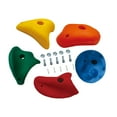 thumbnail image 3 of 5 Pieces Climbing Rocks, Rock Climbing Holds, DIY Climbing Grip Kits, Indoor Outdoor Kits for Climbing, Gym, Home Large, 3 of 8