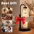 thumbnail image 4 of GUPUP Electric Candle Warmer Lamp with Timer, Adjustable Height Dimmable Candle Warmer Light with 2*50W Bulbs for Home Decor, 4 of 8