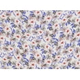 thumbnail image 2 of Zelouf Skylar Rayon Crepe Print  , Sewing, DIY, Crafts Fabric by the Yard, 187 Cream/apricot, 50 Yard, 2 of 2