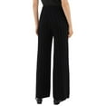 thumbnail image 2 of Theory womens  Wool-Blend Cable Knit Pant, s, Black, 2 of 3