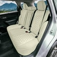 thumbnail image 4 of For 2021-2024 Nissan Rogue S SV SL Platinum Midnight Ed. FH Group Neoprene Custom Fit Car Seat Covers Waterproof  Solid Beige - Rear, 4 of 6