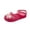 Hot Pink, variant on Jamicy Toddler Girls Jelly Shoes Soft Jellies Sandals Rubber Sole Closed Toe Beach Summer Mary Jane Kids Princess Dress Flat