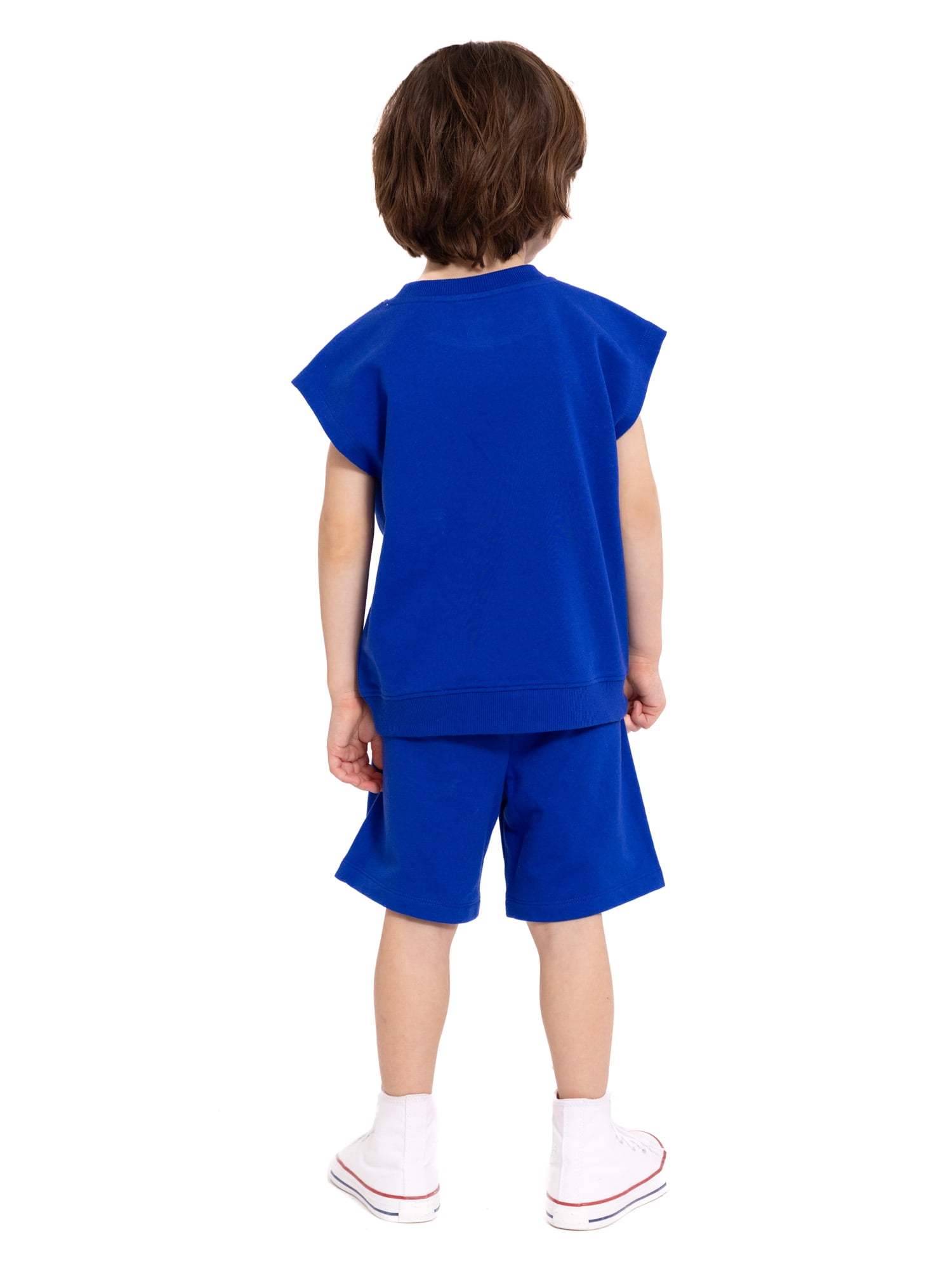 Wonder Nation Toddler Boys Sleeveless Graphic Tank Top and Matching Shorts Set, Sizes 12M-5T