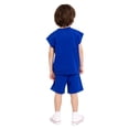 thumbnail image 4 of Wonder Nation Toddler Boys Sleeveless Graphic Tank Top and Matching Shorts Set, Sizes 12M-5T, 4 of 6