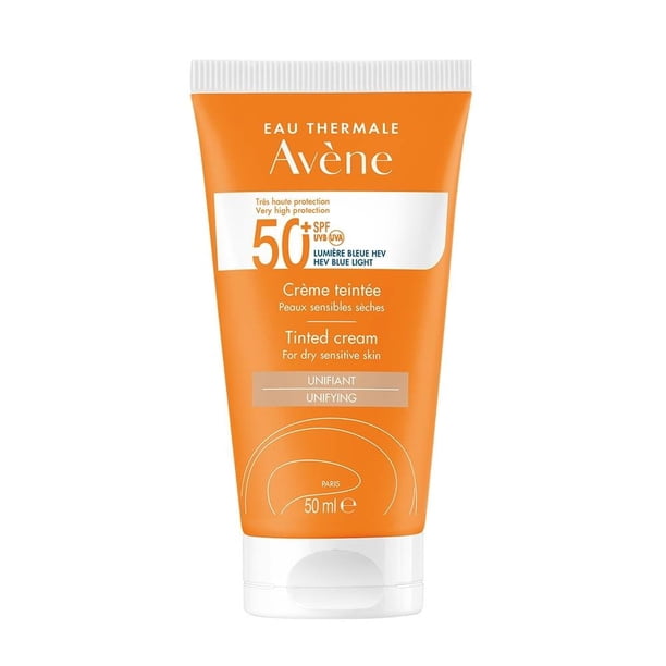 Protector solar Avène TriAsorb FPS 50+ con color unificante 50 ml