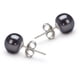 thumbnail image 1 of Pendiente PearlsOnly, perla negra de agua dulce de 7-8 mm para mujer, 1 of 7
