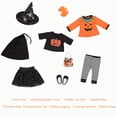 thumbnail image 3 of Set de disfraces Sweet Dolly Halloween Pumpkin Witch para muñecas de 18 pulgadas, 3 of 5