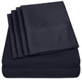 thumbnail image 1 of Juego de sábanas Sweet Home Collection 1500 Supreme Queen Navy, 1 of 7