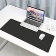 thumbnail image 3 of Black Game Large Mousepad 31.5x11.8 Inches Long Solid Color Keyboard Mat XL Large Extended Desk Pad for Office Home Work Game BDXPMN279, 3 of 6