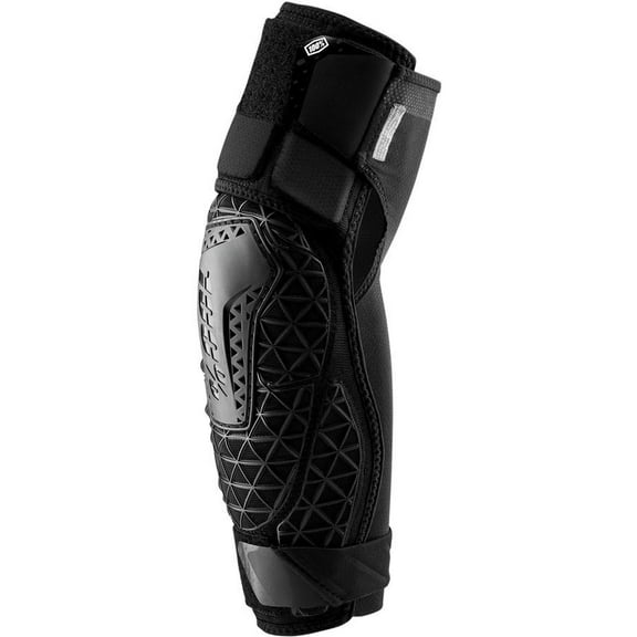 100% Surpass Elbow Guards - Black, Small Embossed Foam Padding w/ Ventilation